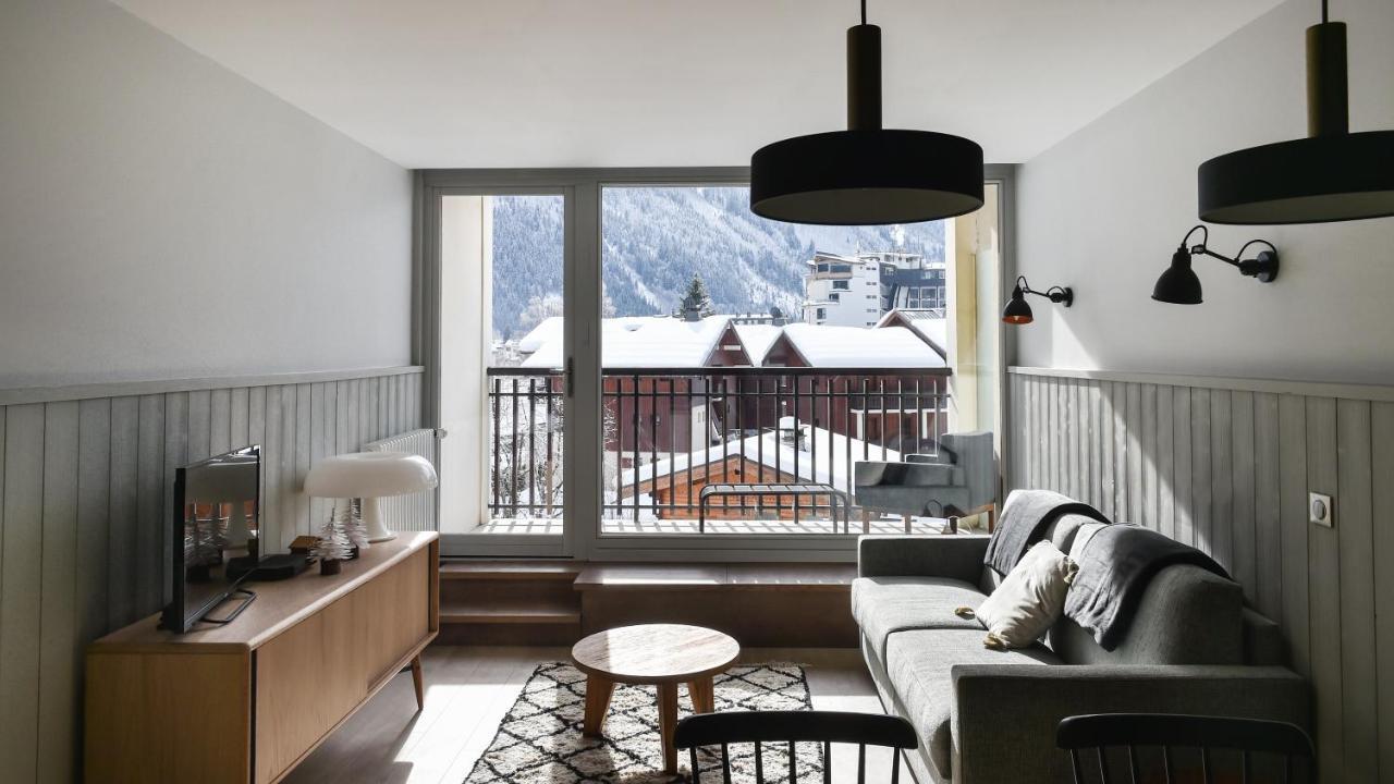 Appartement La Vallee Blanche Avec Parking Gratuit Шамони Екстериор снимка
